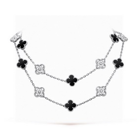 VCA четырехлистный клевер Van Cleef & Arpels, полностью инкру