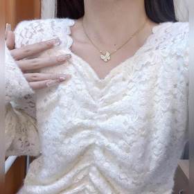 -Изображение на теле -Van Cleef & Arpels Ожерелье с бабочкой,