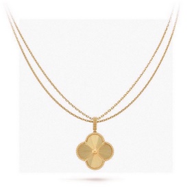 Van Cleef & Arpels Большой четырехлистный клевер, длинная це
