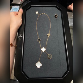 Van Cleef &amp; Arpels vca четырехлистный клевер, шесть цветов, б