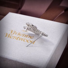 Брошь Vivienne Westwood Saturn, элегантный изысканный дизайн, пре