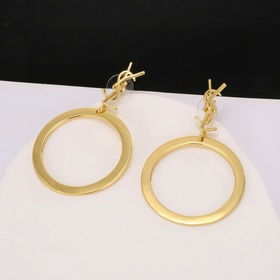 Серьги Saint Laurent YSL — классическая роскошь, модный и универс