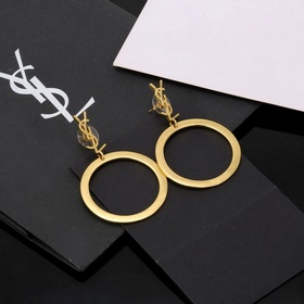Серьги Saint Laurent YSL — классическая роскошь, модный и универс