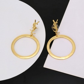 Серьги Saint Laurent YSL — классическая роскошь, модный и универс