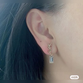 YSL Saint Laurent серьгиз оригинального латунного материала. Комп
