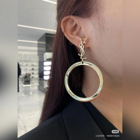 Сережки Saint Laurent YSL — классическая роскошь, модный аксессуа