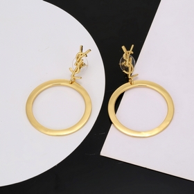 Сережки Saint Laurent YSL — классическая роскошь, модный аксессуа