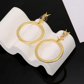 Сережки Saint Laurent YSL — классическая роскошь, модный аксессуа