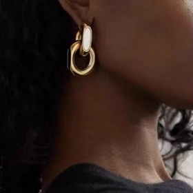 YSL Saint Laurent серьгиз оригинального латунного материала. Комп