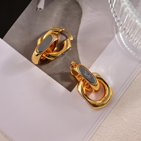 YSL Saint Laurent серьгиз оригинального латунного материала. Комп