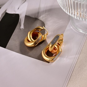 YSL Saint Laurent серьгиз оригинального латунного материала. Комп
