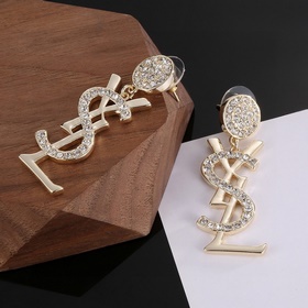Серьги Saint Laurent YSL — классическая роскошь, модный и универс