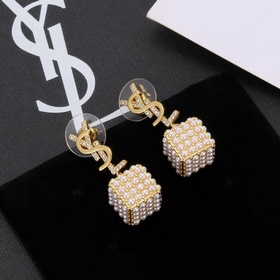 Серьги Saint Laurent YSL — классическая роскошь, модный и универс