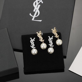 Серьги Saint Laurent YSL — классическая роскошь, модный и универс