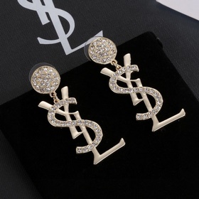 Серьги Saint Laurent YSL — классическая роскошь, модный и универс