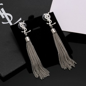 YSL Saint Laurent серьгиз оригинального латунного материала. Комп