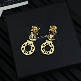 YSL Saint Laurent серьги с бриллиантами. Yves Saint Laurent был о