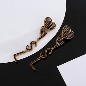 YSL Saint Laurent Серьги-клипсы из оригинальной латуни. Yves Sain