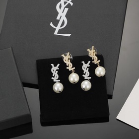 Серьги Saint Laurent YSL — классическая роскошь, модный и универс