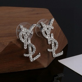 Сережки Saint Laurent YSL — классическая роскошь, модный и универ