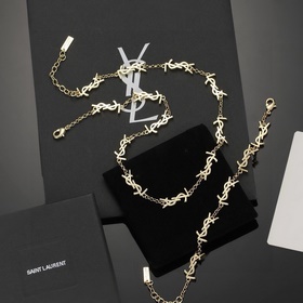 YSL Saint Laurent ожерелье-браслет из оригинального латунного мат