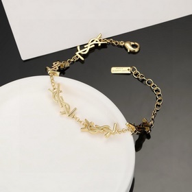 YSL Saint Laurent ожерелье-браслет из оригинального латунного мат