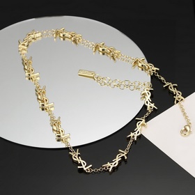 YSL Saint Laurent ожерелье-браслет из оригинального латуни. Компа