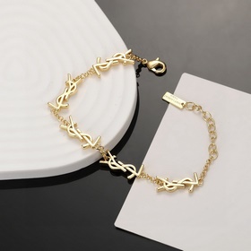 YSL Saint Laurent ожерелье-браслет из оригинального латуни. Компа
