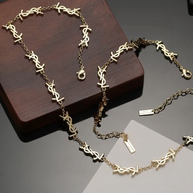 YSL Saint Laurent ожерелье-браслет из оригинального латуни. Компа