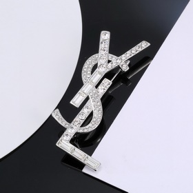 Брошь Saint Laurent YSL. Классическая роскошь. Модная и универсал