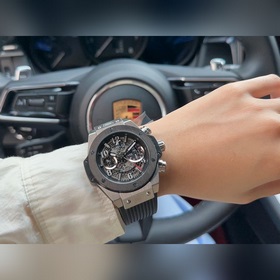 Hublot - механическая версия. Элитные мужские часы, многофункцион