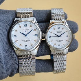Японский механизм. Бренд： Longines. Изысканные часы для пар, с ла