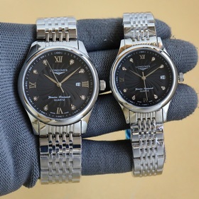 Японский механизм. Бренд： Longines. Изысканные часы для пар, с ла