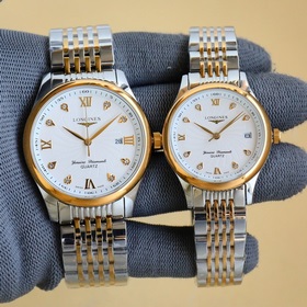 Японский механизм. Бренд： Longines. Изысканные часы для пар, с ла