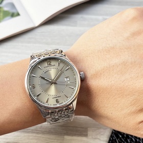 Бренд： Longines (новая модель с тремя стрелками, деловой и повсед