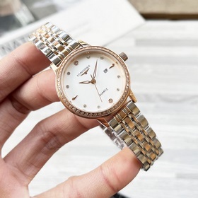 Женские часы Longines с оригинальным импортным кварцевым механизм