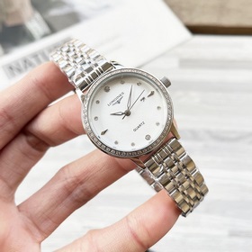 Женские часы Longines с оригинальным импортным кварцевым механизм