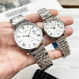 Часы Longines для пар, оригинальные импортные кварцевые механизмы