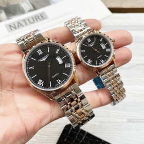 Часы Longines для пар, оригинальные импортные кварцевые механизмы