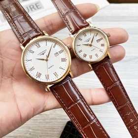 Часы Longines для пар, оригинальные импортные кварцевые механизмы