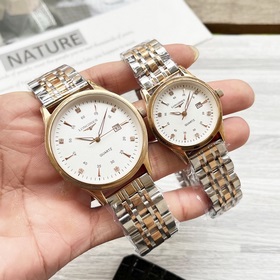 Часы Longines для пар, оригинальные импортные кварцевые механизмы