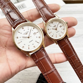 Часы Longines для пар, оригинальные импортные кварцевые механизмы
