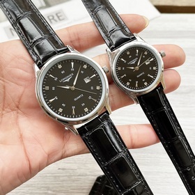 Часы Longines для пар, оригинальные импортные кварцевые механизмы