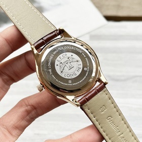 Часы Longines для пар, оригинальные импортные кварцевые механизмы