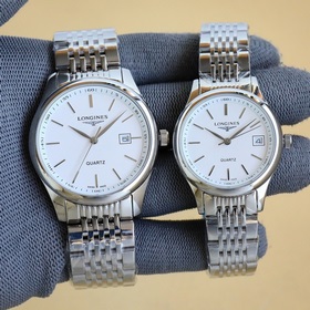 Японский механизм. Бренд： Longines. Изысканные часы для пар, с ла