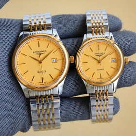 Японский механизм. Бренд： Longines. Изысканные часы для пар, с ла
