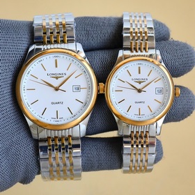 Японский механизм. Бренд： Longines. Изысканные часы для пар, с ла