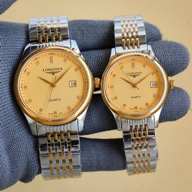 Японский механизм. Бренд： Longines. Изысканные часы для пар, с ла