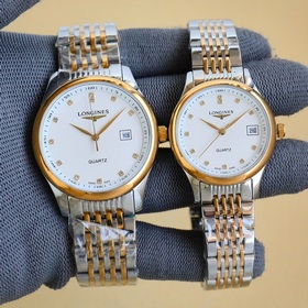 Японский механизм. Бренд： Longines. Изысканные часы для пар, с ла