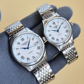 Японский механизм. Бренд： Longines. Изысканные часы для пар, с ла